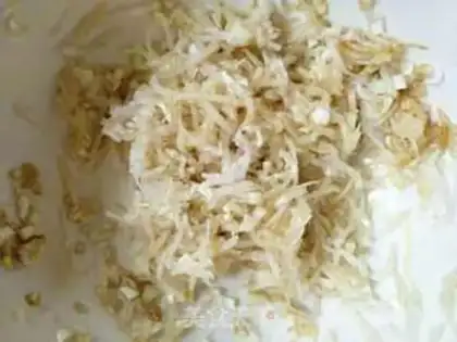Make The radish pancakes step 1