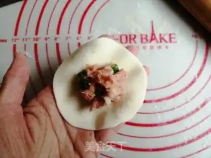 Make Salted eggs, pork buns step 7