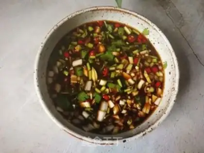 Make Soy flower clams step 6