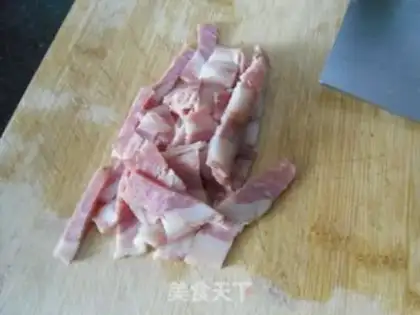 Make Bacon and beans step 2