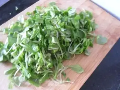 Make Cracker and cabbage step 1
