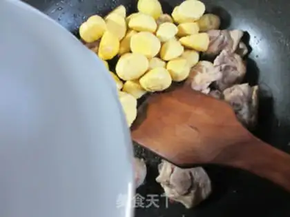 Make Chestnut chicken step 2
