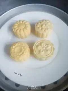 Make Pumpkin bean mooncake step 10