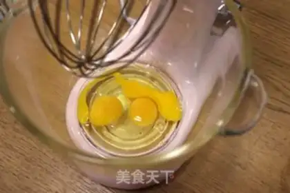 Make Corn powdered sponge cake step 1