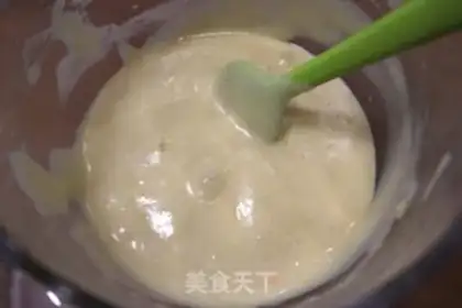 Make Corn powdered sponge cake step 8