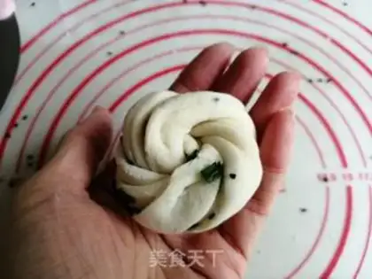 Make Onion sesame rolls step 8