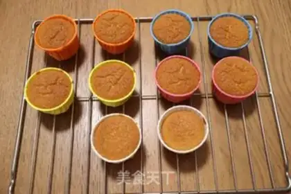 Make Corn powdered sponge cake step 11