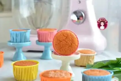 Make Corn powdered sponge cake step 12