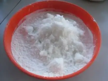 Make raisin rice cake step 2