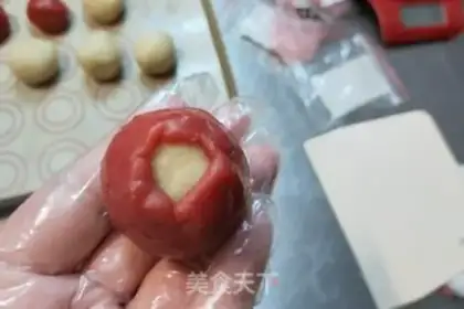Make Peach beaks step 6
