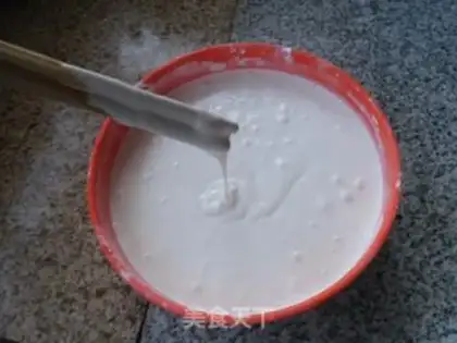Make raisin rice cake step 3