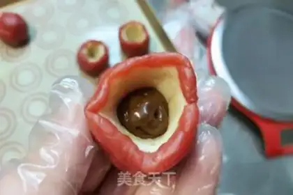 Make Peach beaks step 8