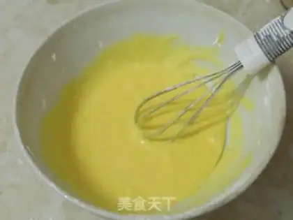 Make Pearl milk, tea and heart cake step 4