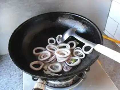 Make Blue pepper squid step 6