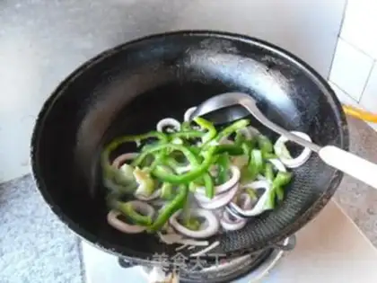 Make Blue pepper squid step 7