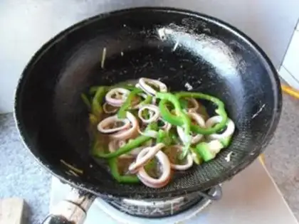 Make Blue pepper squid step 10