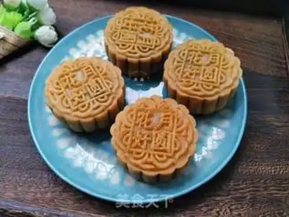 Make Black Sesame Soybean Mooncake step 10