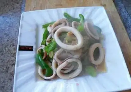 Make Blue pepper squid step 11