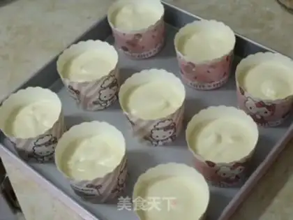 Make Pearl milk, tea and heart cake step 16