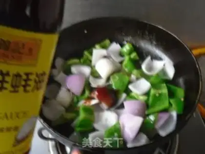 Make Onion fried eggs step 8
