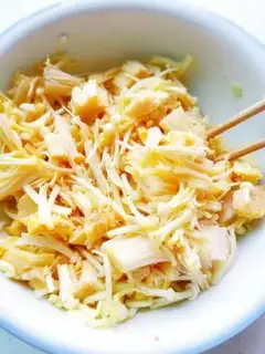 Make Egg pickers, golden mushrooms step 3