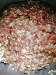 Make Pearl rice balls step 2