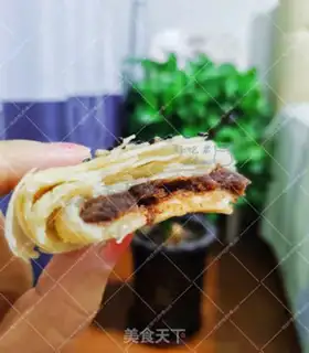 Make The traditional moon cake step 20