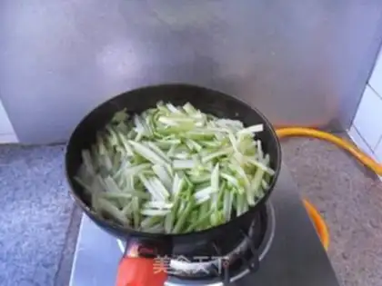 Make Celery fried tofu step 5