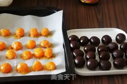 Make Red bean saloon mooncake step 7