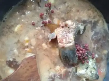 Make Dry-burned mackerel step 10
