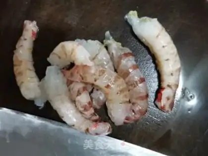 Make Shrimp stingling step 2