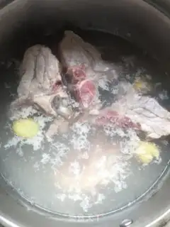 Make Dragon bone potato soup step 1