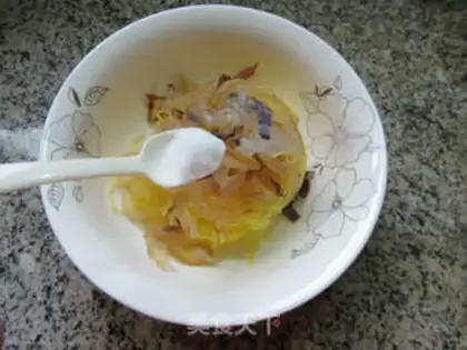 Make The sea swirls and the gold melons step 6