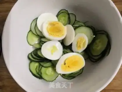 Make Cucumber egg salad step 8