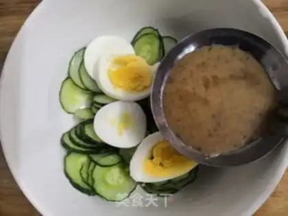 Make Cucumber egg salad step 9