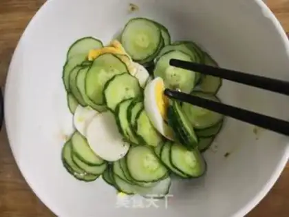 Make Cucumber egg salad step 10