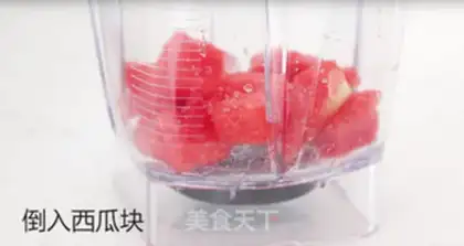 Make Watermelon sandy ice step 4