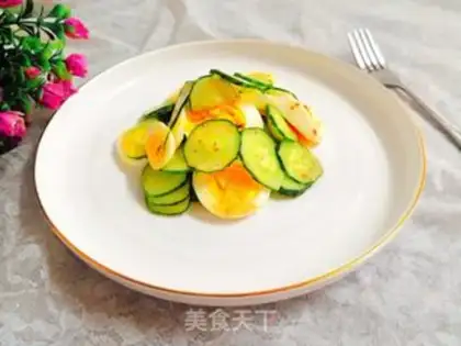 Make Cucumber egg salad step 11