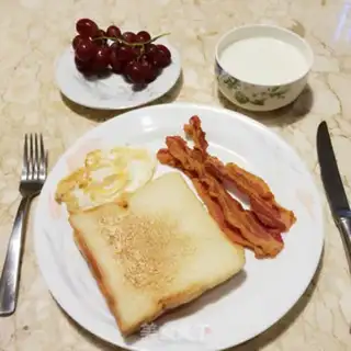 Make American breakfast step 3