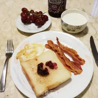 Make American breakfast step 4