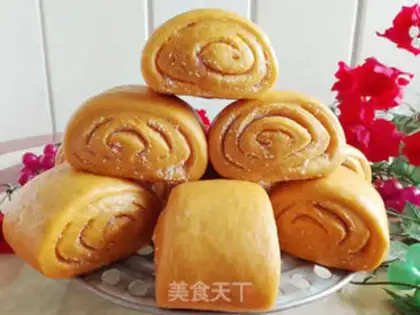 Make Pumpkin coconut buns step 6