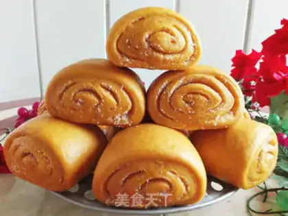 Make Pumpkin coconut buns step 7