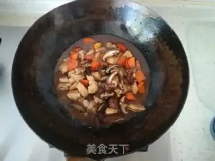 Make Yellow chicken step 9