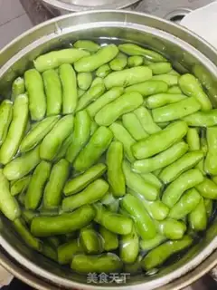 Make Water to boil the beans step 4