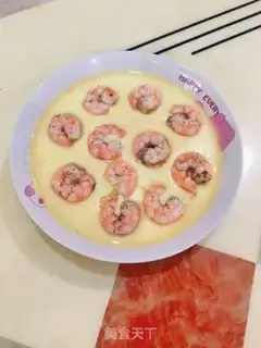 Make Shrimp steamed eggs step 6