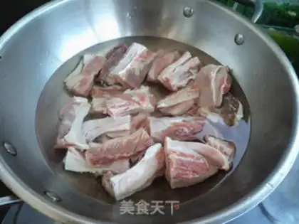 Make Monkey mushroom rib stew step 3