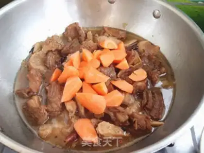 Make Monkey mushroom rib stew step 11