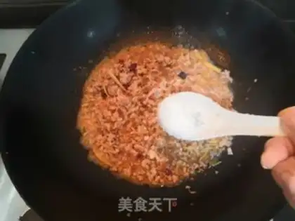 Make Squeeze meat and tofu step 12