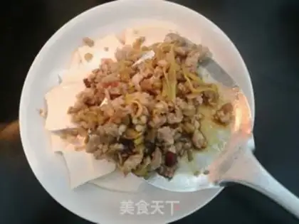 Make Squeeze meat and tofu step 16