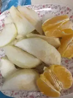 Make Orange pear juice step 2